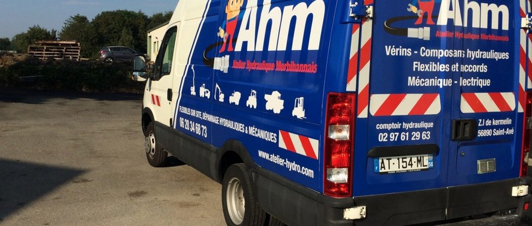 camion intervention Ahm Atelier Hydraulique Morbihannais